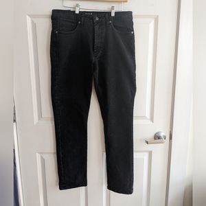 DSTLD Skinny-Slim Jeans in "Worn Black" 33x30